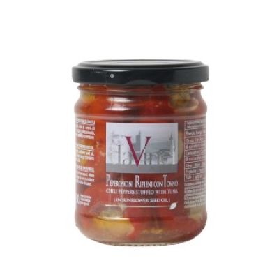 Piments farcis au thon à l'huile de tournesol