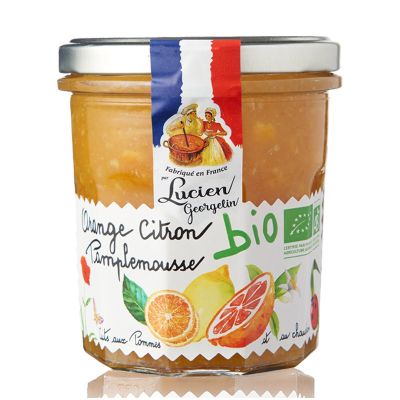 Confiture orange citron pamplemousse BIO Georgelin