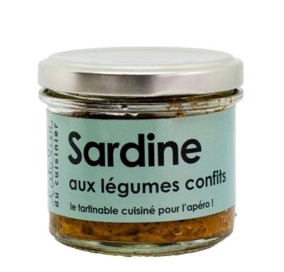 Sardine aux légumes confits