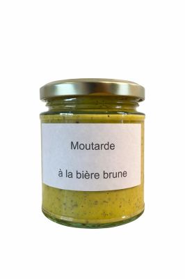 Moutarde à la bière brune