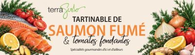 Saumon fumé & tomates fondantes