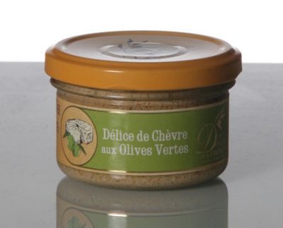 Chèvre olives vertes